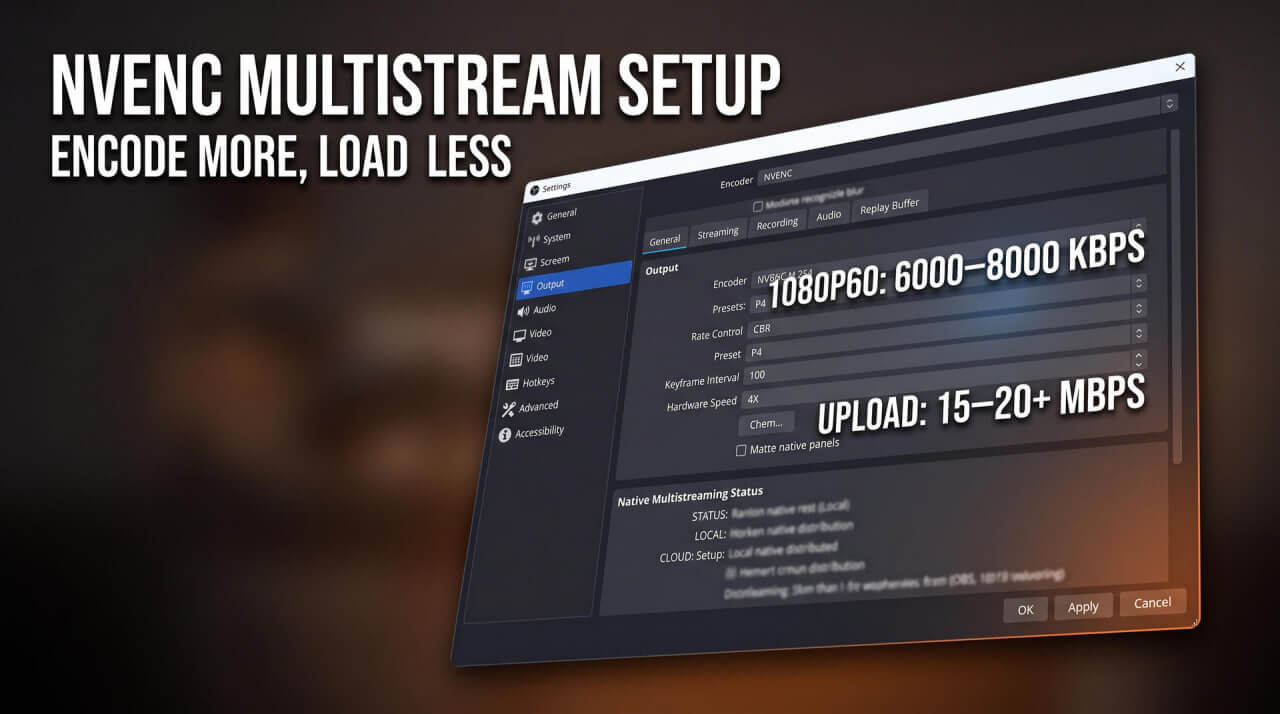 Bitrate, Latency, and Software Setup